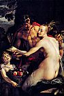 Bacchus, Ceres and Cupid by Hans von Aachen